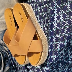 Platform espadrilles sandals